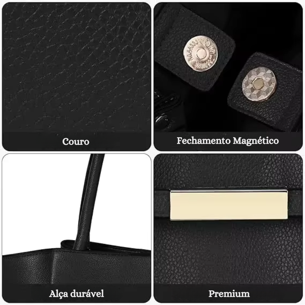 Bolsa Feminina de Couro 'Brionne' Allure JW