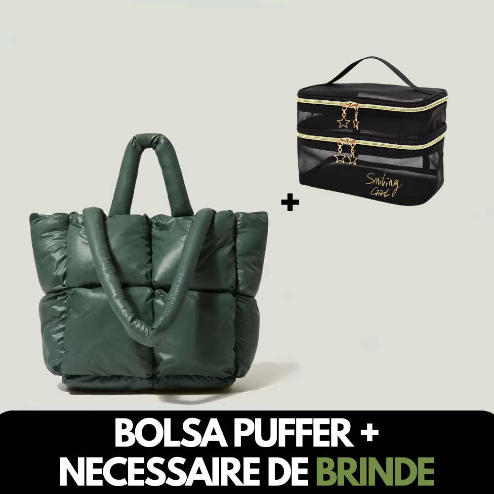 Bolsa Grande 'Brionne' Puffer Luna