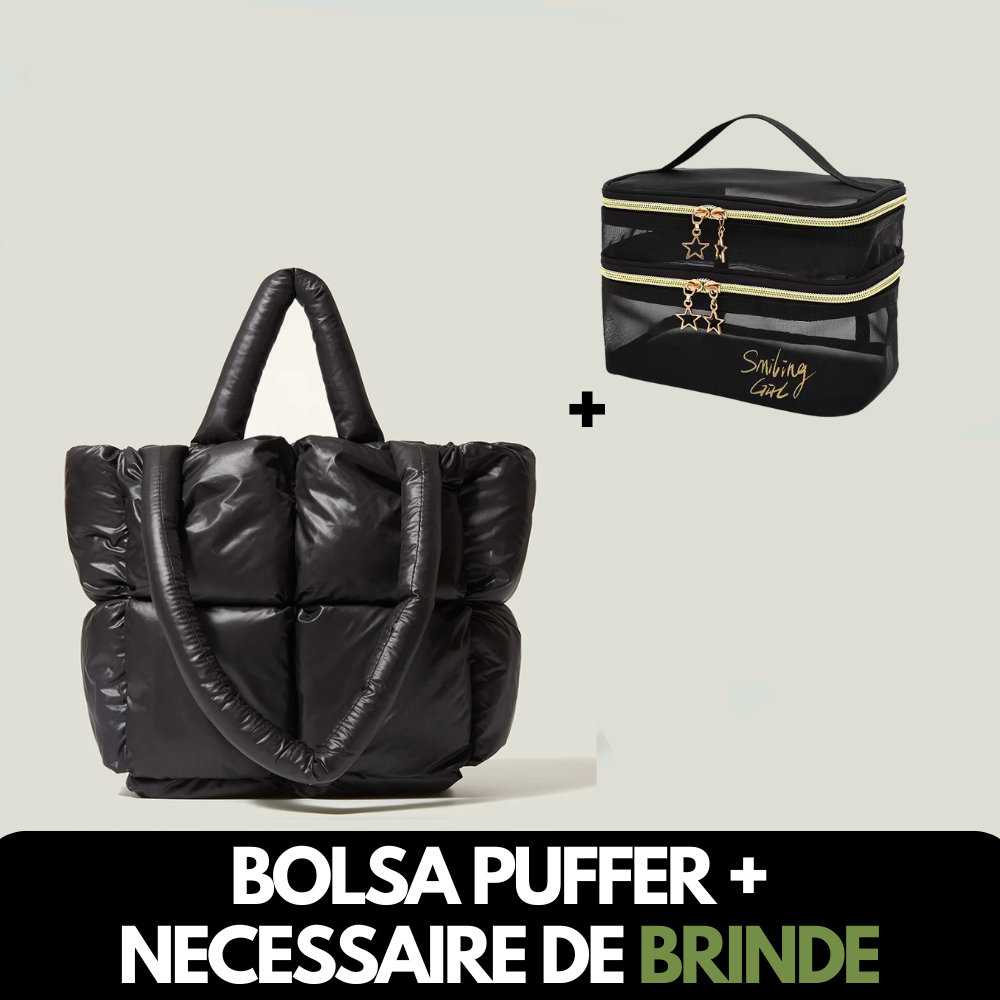 Bolsa Grande 'Brionne' Puffer Luna