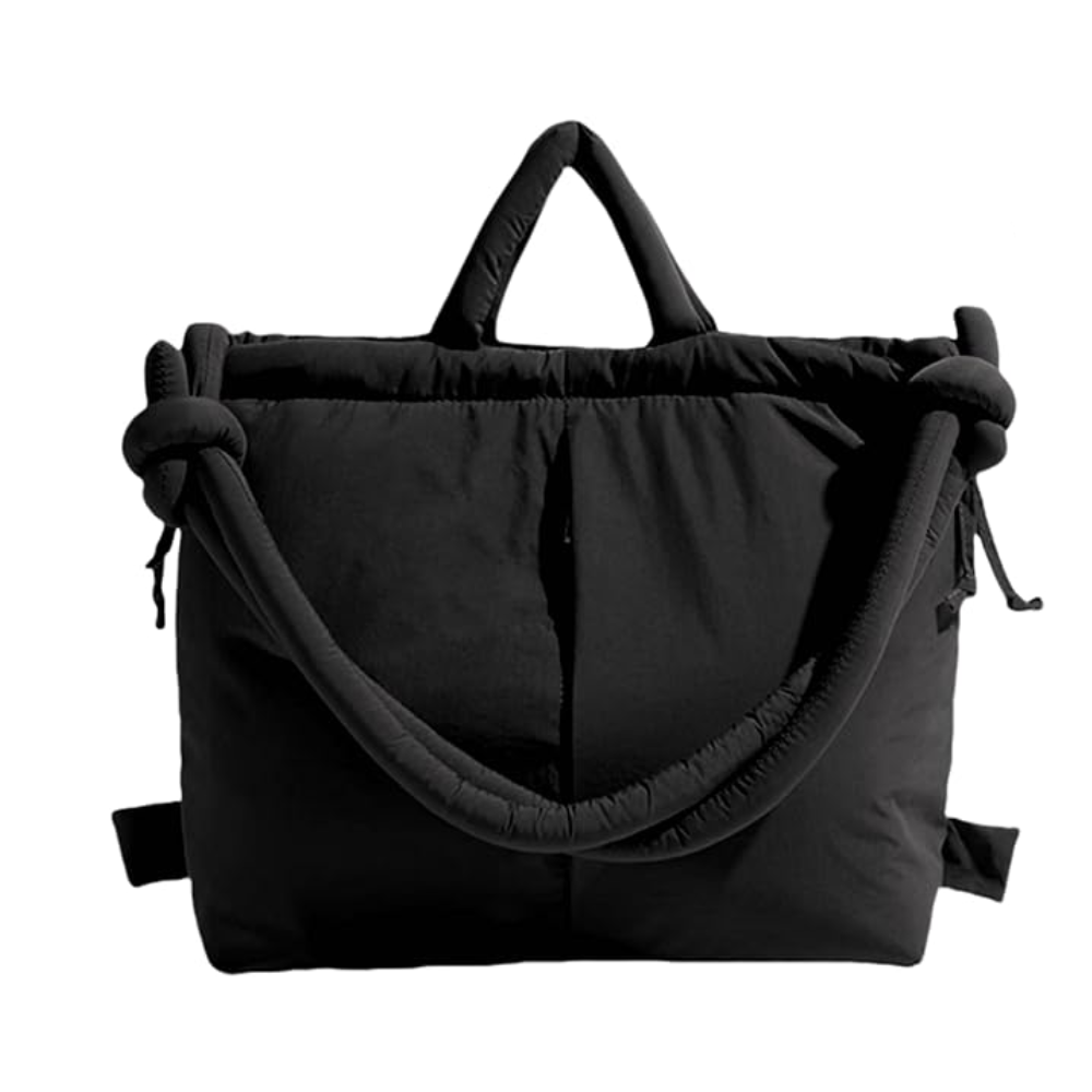 Bolsa Feminina Transversal Puffer Belino Preta