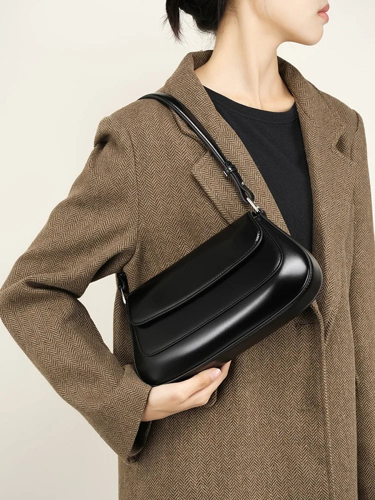 Bolsa de Ombro Couro Legítimo 