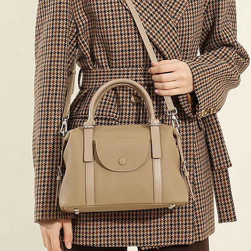 Bolsa Tote em Couro Legítimo Brionne – Ombro e Transversal