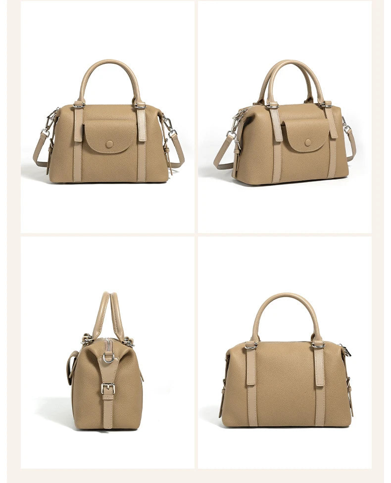 Bolsa Tote em Couro Legítimo Brionne – Ombro e Transversal