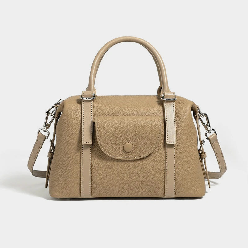 Bolsa Tote em Couro Legítimo Brionne – Ombro e Transversal