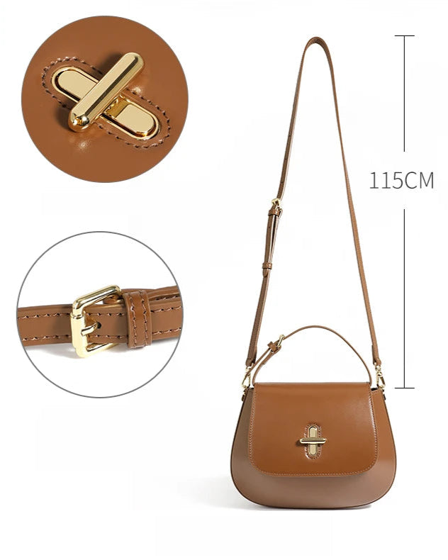 Bolsa Hobo em Couro Legítimo
