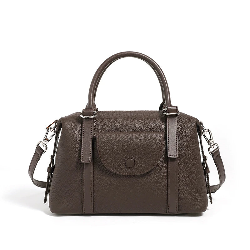 Bolsa Tote em Couro Legítimo Brionne – Ombro e Transversal