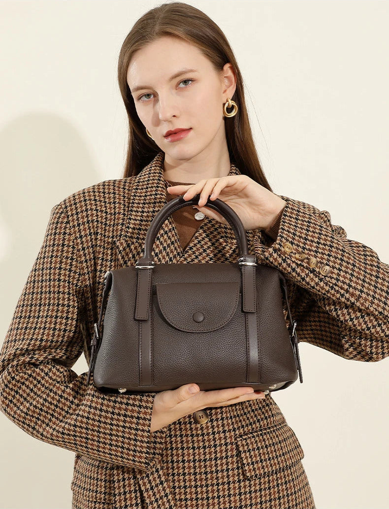 Bolsa Tote em Couro Legítimo Brionne – Ombro e Transversal