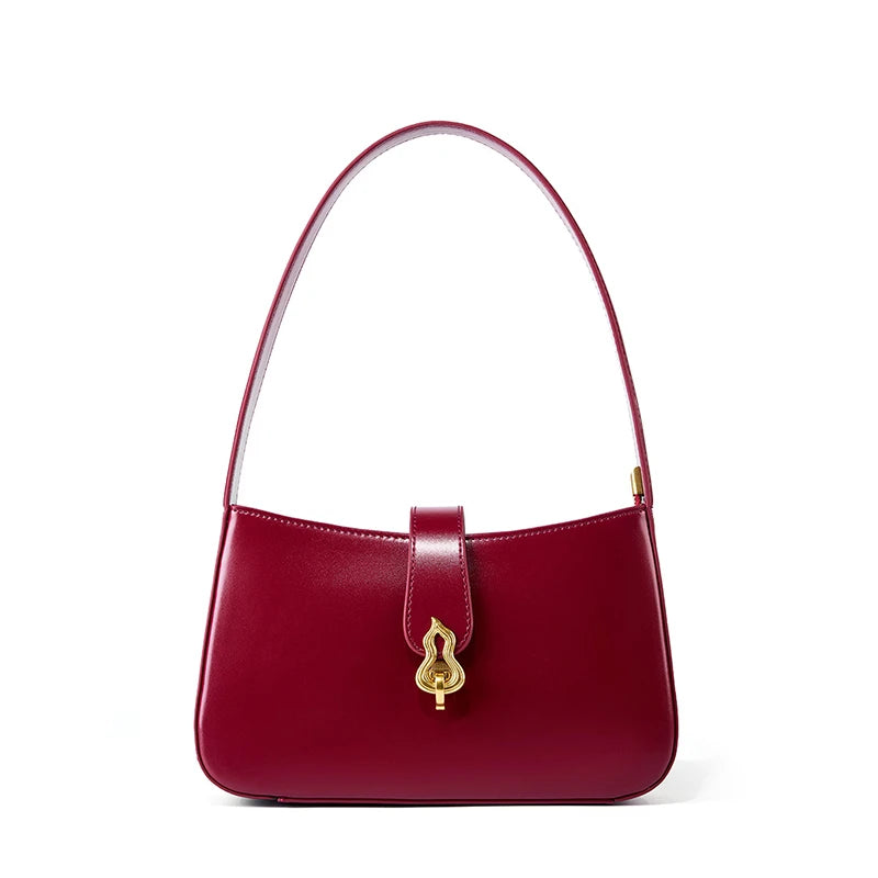 Bolsa Pequena 'Brionne' Burgundy