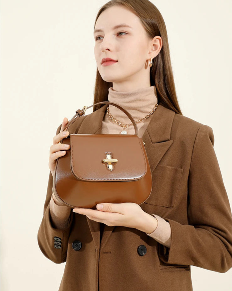 Bolsa Hobo em Couro Legítimo