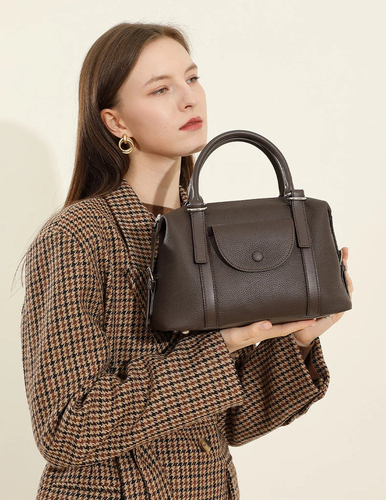 Bolsa Tote em Couro Legítimo Brionne – Ombro e Transversal