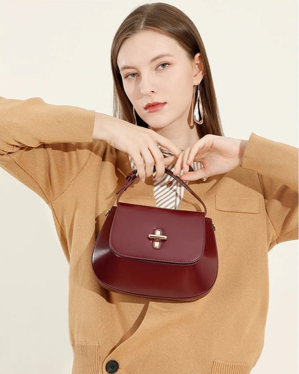 Bolsa Hobo em Couro Legítimo