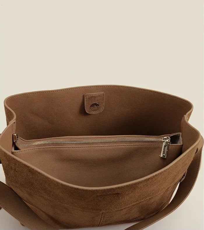 Bolsa Tote Feminina 'Brionne' Suede