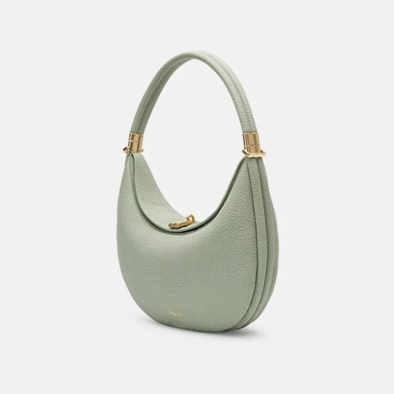 Bolsa Feminina de Ombro Pequena Couro legítimo