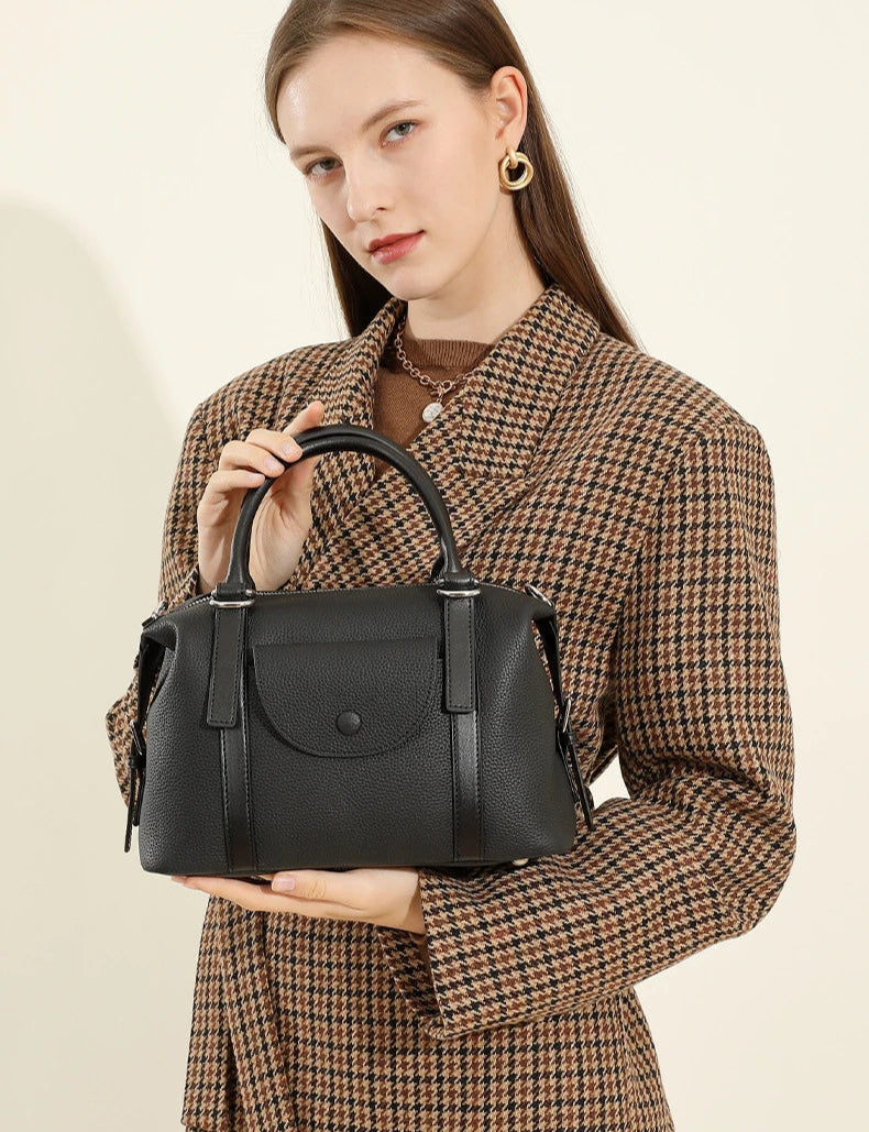 Bolsa Tote em Couro Legítimo Brionne – Ombro e Transversal