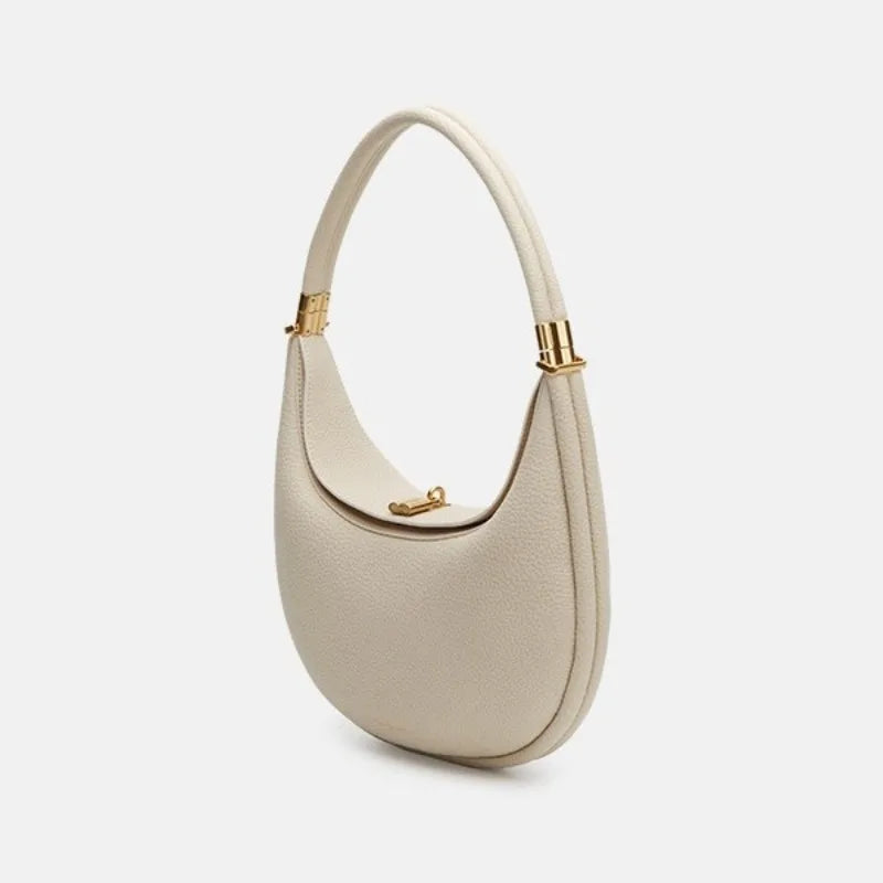 Bolsa Feminina de Ombro Pequena Couro legítimo
