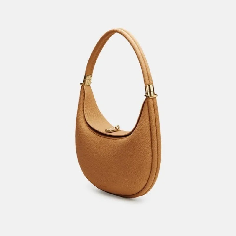 Bolsa Feminina de Ombro Pequena Couro legítimo